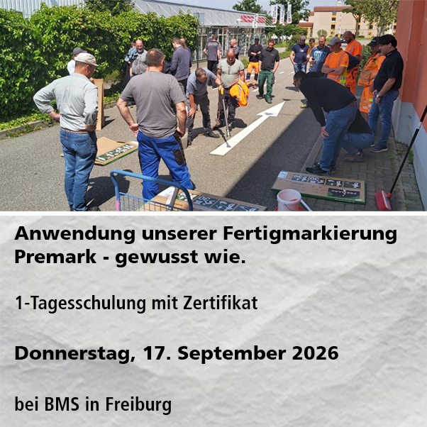 Premark-Seminar 17.09.26 bei BMS Freiburg Premark-Seminar 17.09.26 bei BMS Freiburg